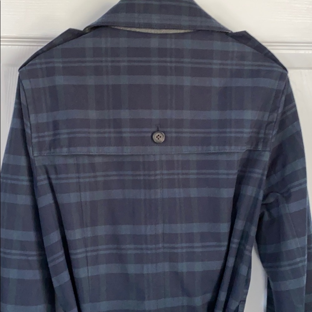 Banana Republic plaid trench coat - Picture 6 of 7